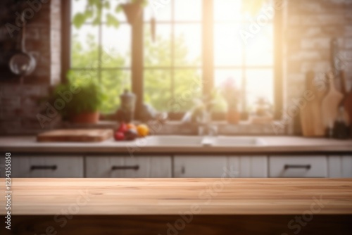 Kitchen product backdrop window interior rustic. photo