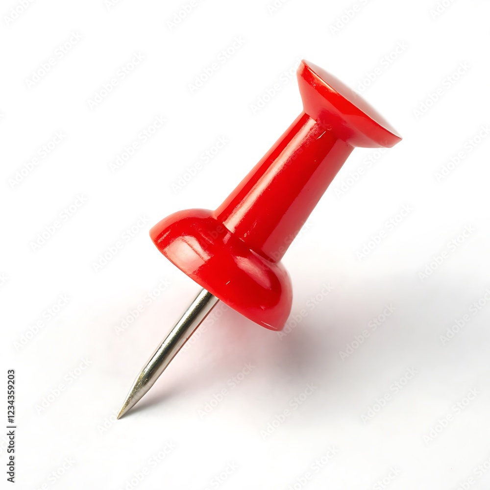red pin isolated on white Background red pin isolated on white Background