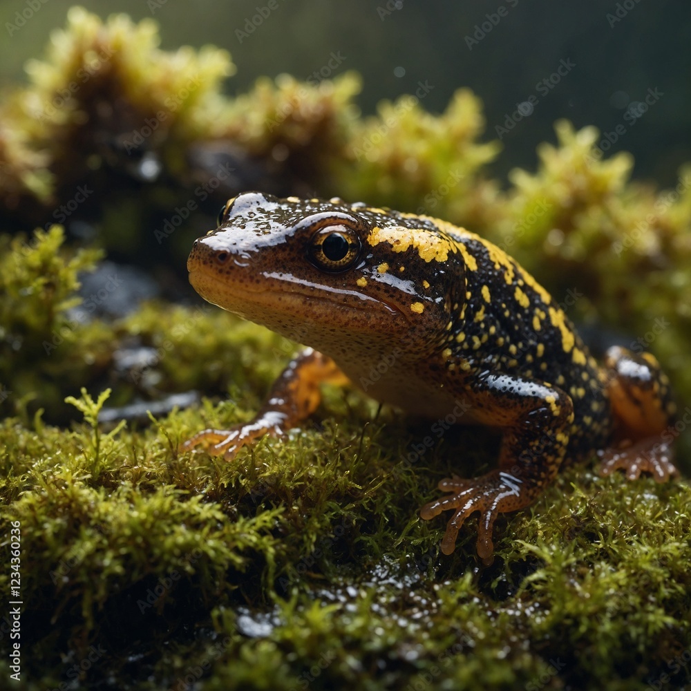 Fototapeta premium frog on the ground