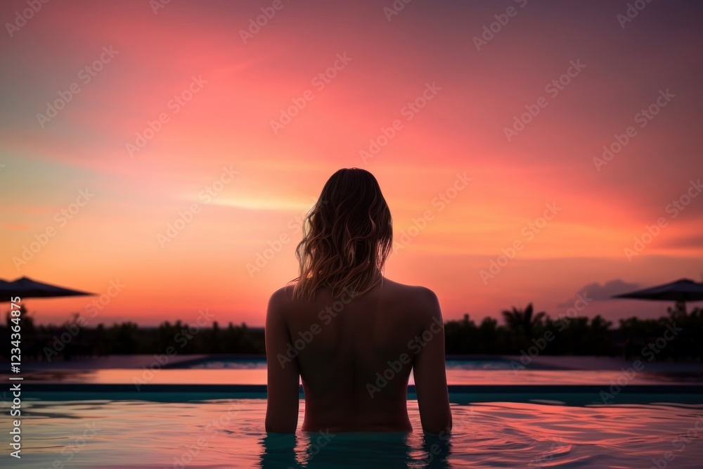 Fototapeta premium Sky outdoors vacation sunset.