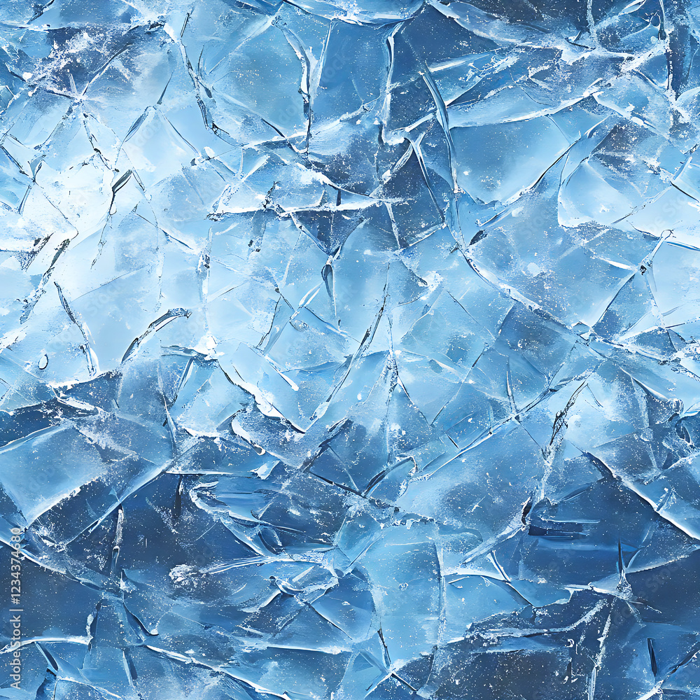 Ice background design, seamless all sides Ice background design, seamless all sides