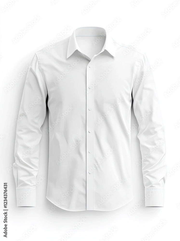 White shirt with long sleeves, front view, white background, high-resolution, professional photograph, very detailed photo, studio lighting, HDR, rich colors and details. White shirt with long sleeves, front view, white background, high-resolution, professional photograph, very detailed photo, studio lighting, HDR, rich colors and details.