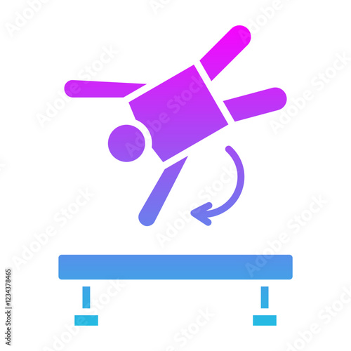 Acrobat jump Icon