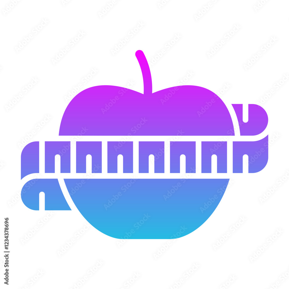 Fototapeta premium Weight loss Icon
