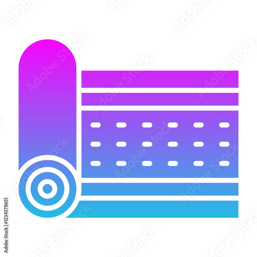 Yoga mat Icon