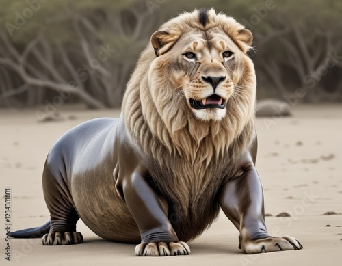 Hybrid animal between seal ...