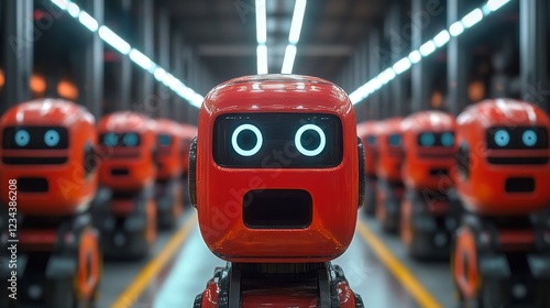 Shocked Engineers In Automated Logistics Warehouse During Ransomware