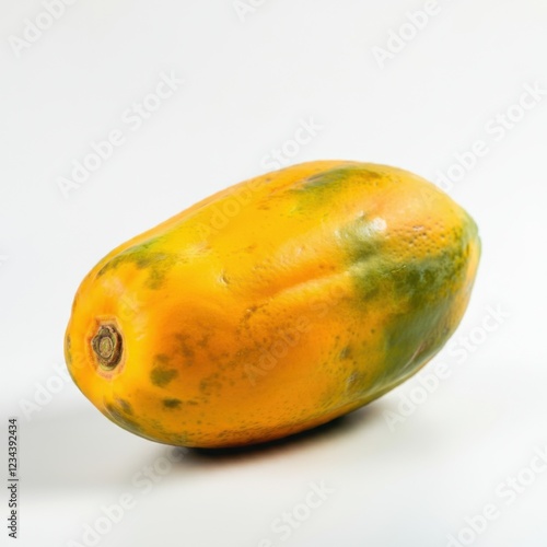 Bright and Sweet Whole Papaya Ready for Consumption photo