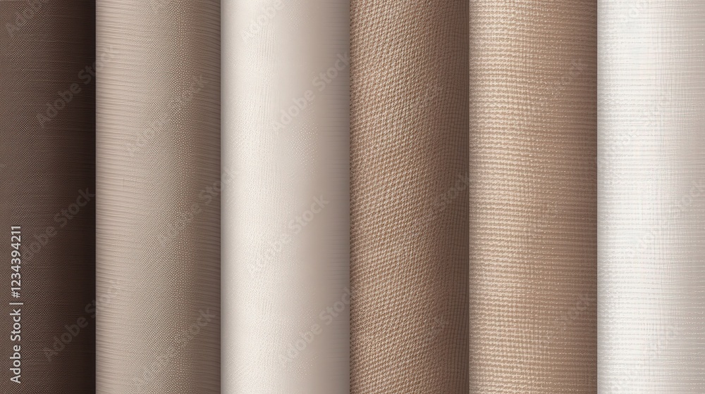 Fototapeta premium Soft Fabric Textures in Neutral Tones with Simple Weave Patterns Suitable for Various Design Applications and Creative Projects