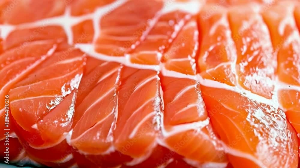 Salmon fillet texture. Salmon is a popular, nutrient-rich fish, known for its pink flesh, distinct flavor, high omega-3 fatty acids content, and versatility in cooking. Salmon fillet texture. Salmon is a popular, nutrient-rich fish, known for its pink flesh, distinct flavor, high omega-3 fatty acids content, and versatility in cooking.