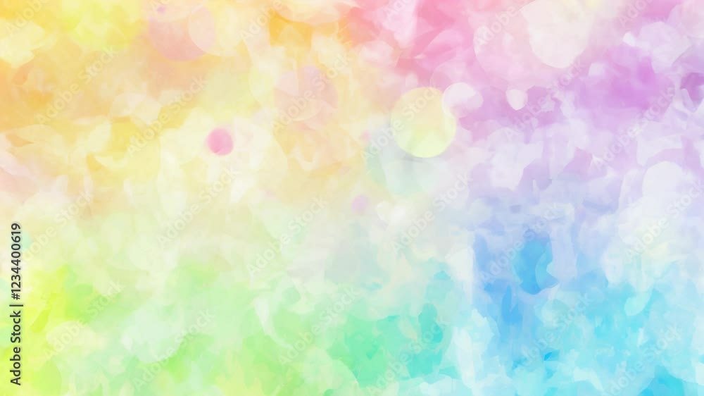 Abstract blurred background of rainbow sparkling light bulbs: holiday display Abstract blurred background of rainbow sparkling light bulbs: holiday display