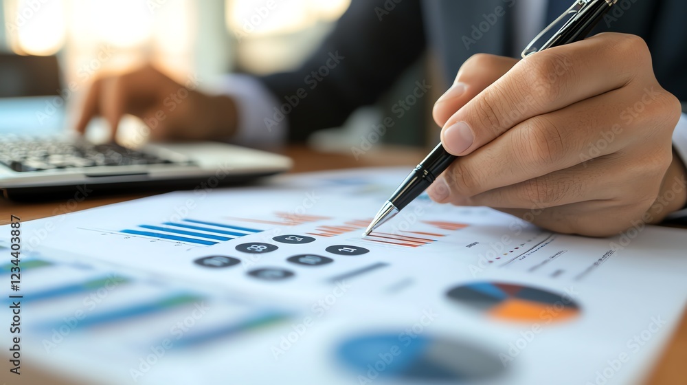 Financial advisor discussing investment plans with clients Financial advisor discussing investment plans with clients