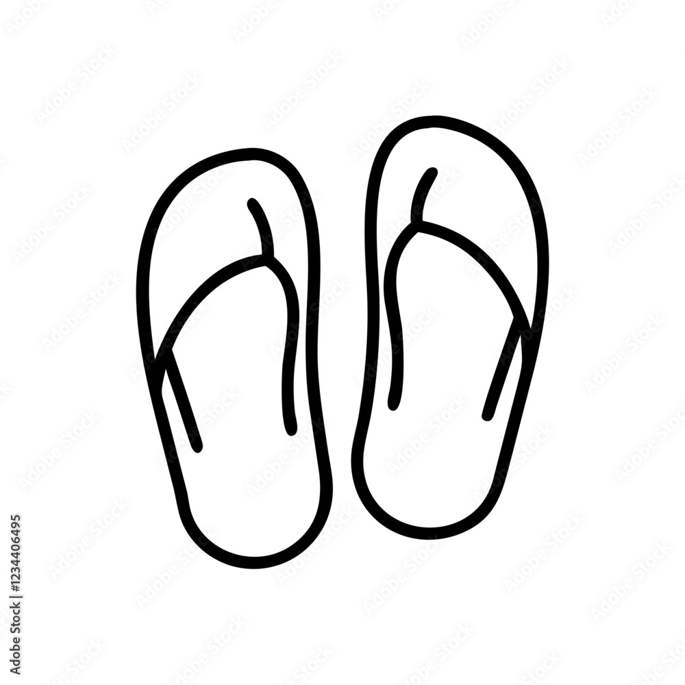 slippers icon design slippers icon design
