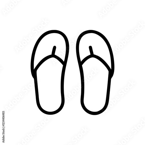 slippers icon design