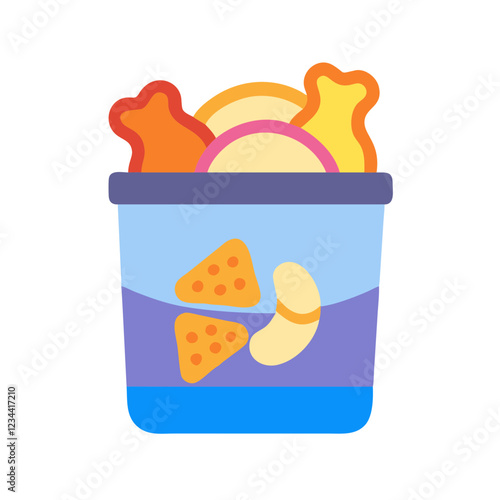 snacks icon design