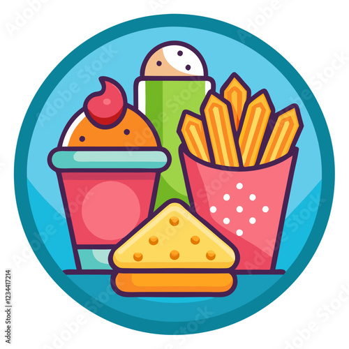 snacks icon design