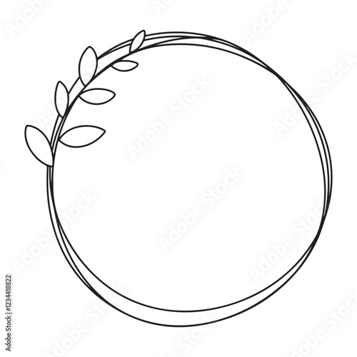 Laurel wreath icon. Outline illustration of laurel wreath vector icon for web