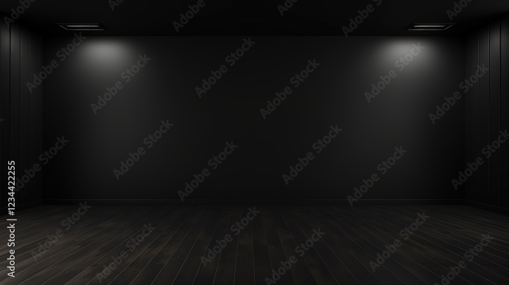 Dark 3D Render of an Empty Black Wall Background with Subtle Lighting Ideal for Showcase, Photography, Display, or Creative Projects Dark 3D Render of an Empty Black Wall Background with Subtle Lighting Ideal for Showcase, Photography, Display, or Creative Projects