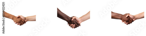 Wallpaper Mural Playful hand shake isolated on transparent background, PNG, Set of Torontodigital.ca