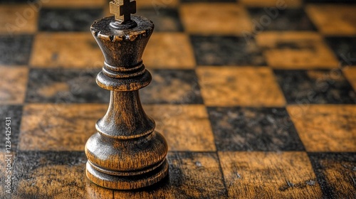 A Chess Piece: The King of the Board. photo