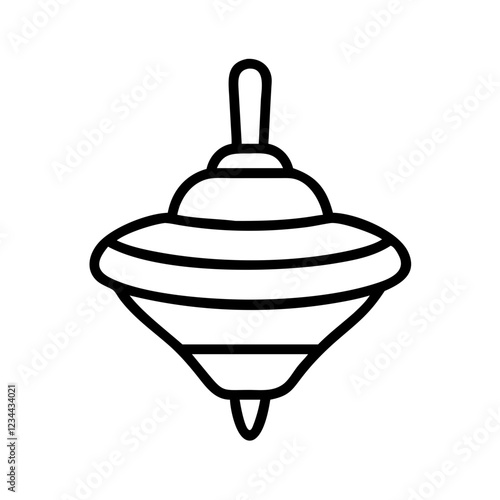 spinning top icon design