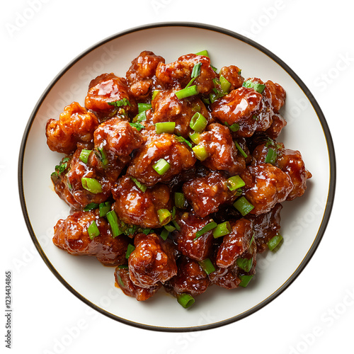 PNG Gobi Manchurian Against Transparent Background for Indian Cuisine, Restaurant, or Food Design Projects