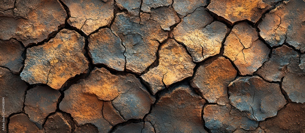 Close-up of cracked earth texture. Close-up of cracked earth texture.