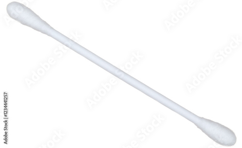 cotton swabs isolated on white