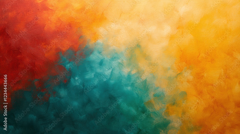 Obraz premium Abstract Colorful Background with Red, Orange, Yellow and Green Hues