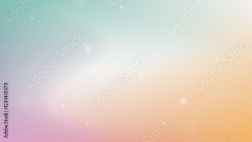 Soft pastel gradient background with light bokeh effect dreamy abstract blur multi color