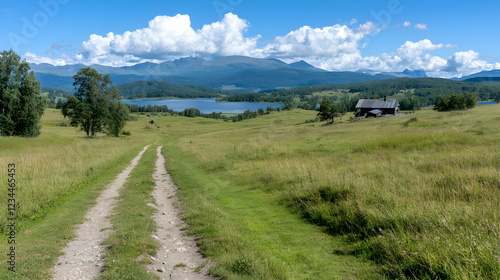 Rural Road to Lake House, Mountain View