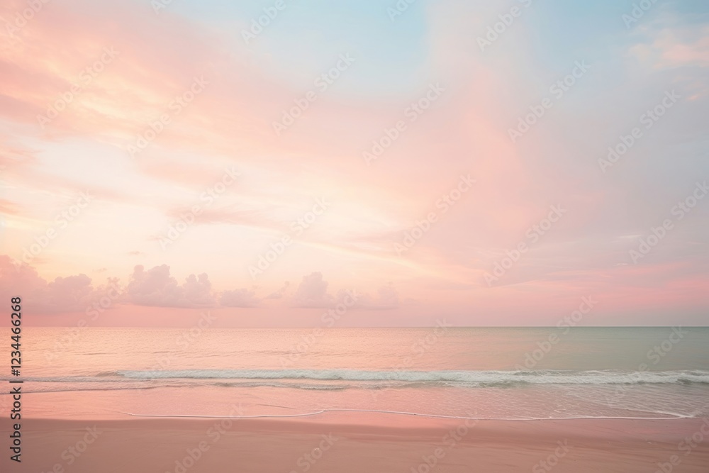 Fototapeta premium Aesthetic sky beach outdoors horizon.