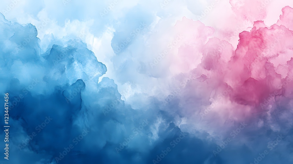 Beautiful Abstract Watercolor Texture with Soft Gradient in Pink, Purple, and Blue Beautiful Abstract Watercolor Texture with Soft Gradient in Pink, Purple, and Blue