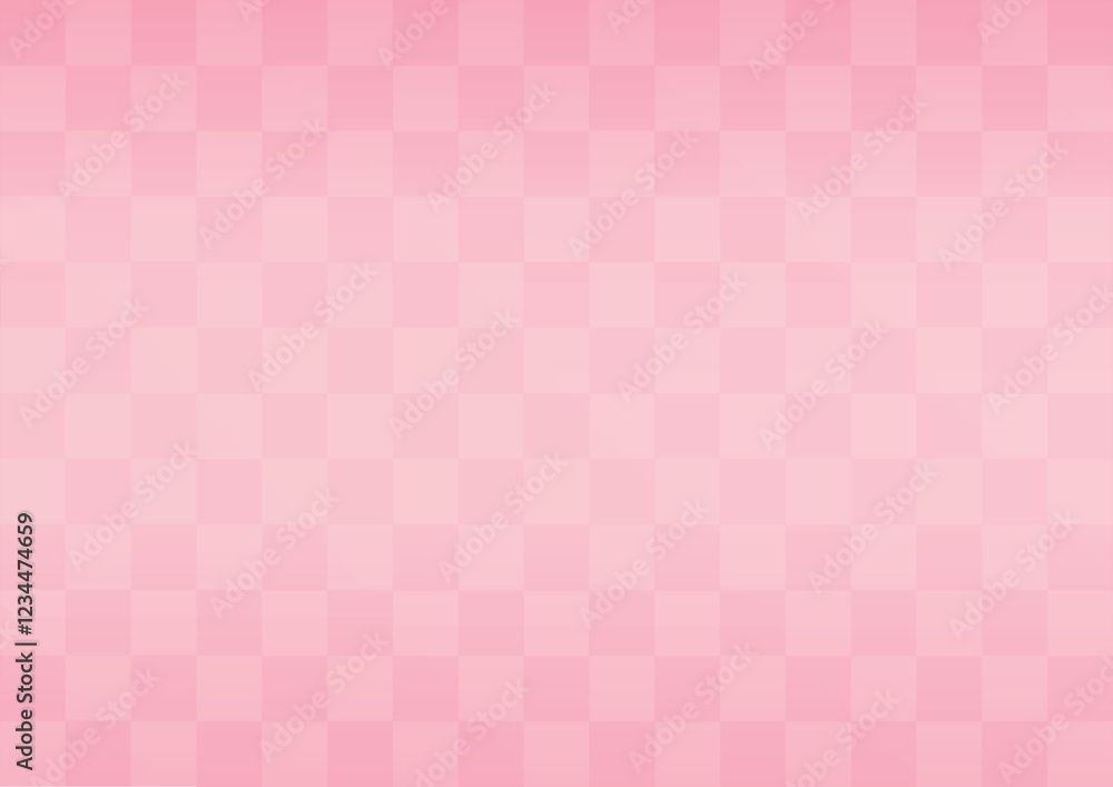 Checkered pattern background with pink gradient. New Year, spring, and cherry blossoms. Checkered pattern background with pink gradient. New Year, spring, and cherry blossoms.