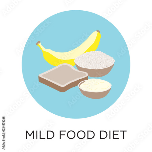 Vector Mild Foods DIet Icon