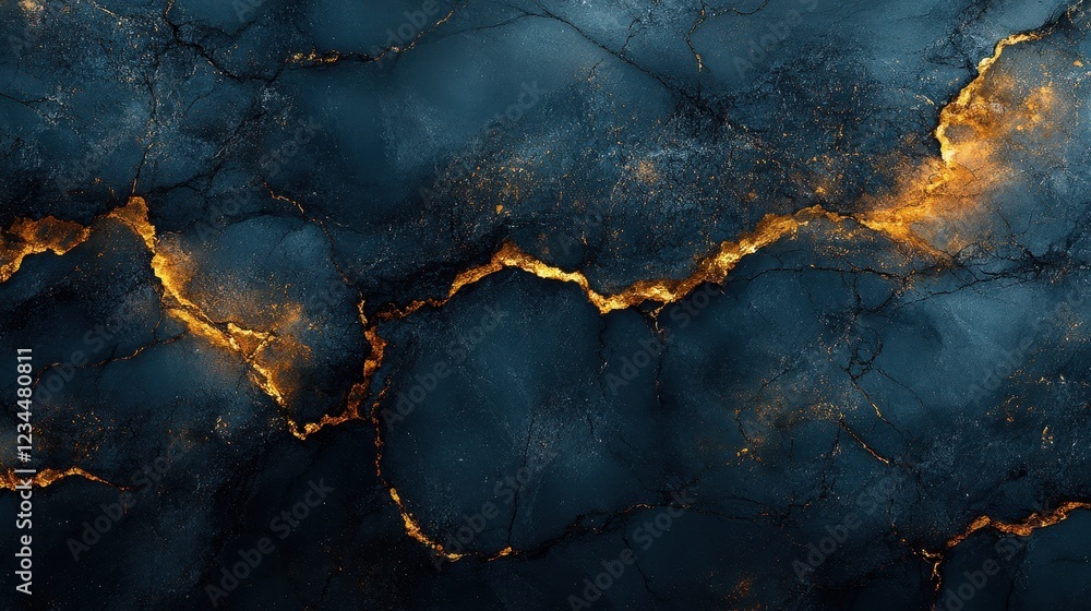 Abstract dark marble background with golden veins for design purposes. Abstract dark marble background with golden veins for design purposes.