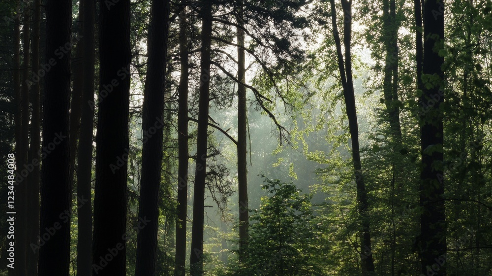 Obraz premium International Day of Forest. Forest Day Background