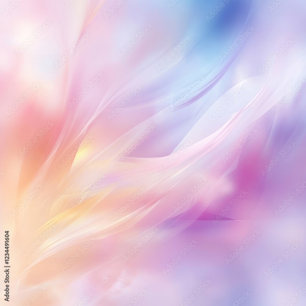 Pastel abstract swirls, flowing design, soft background, website banner Pastel abstract swirls, flowing design, soft background, website banner