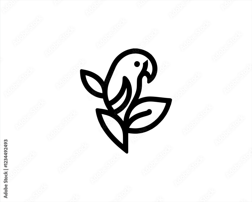 Fototapeta premium silhouette of a bird