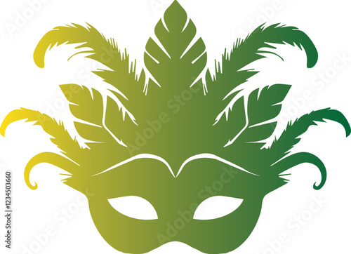 Colorful Carnival and Masquerade Mask Icons – Festive Party Vector Illustrations