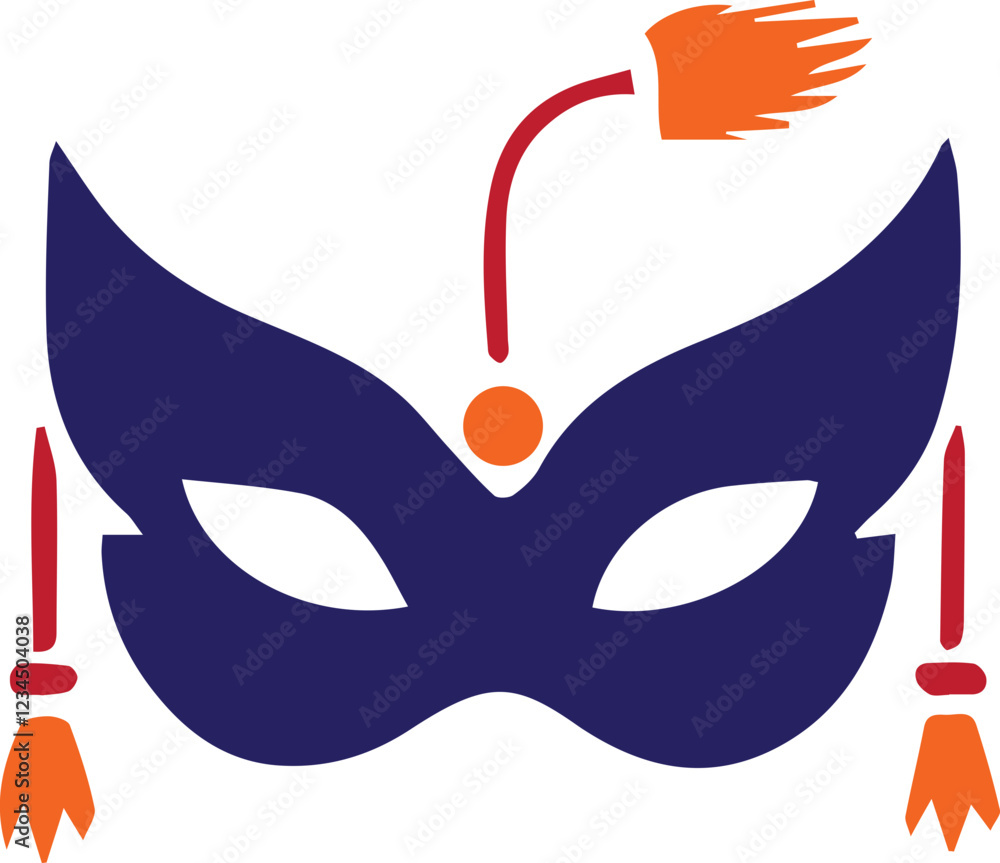 Colorful Carnival and Masquerade Mask Icons – Festive Party Vector Illustrations Colorful Carnival and Masquerade Mask Icons – Festive Party Vector Illustrations