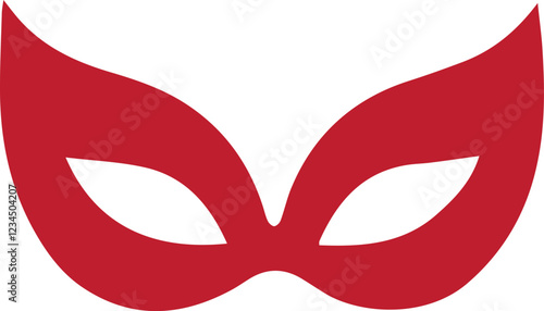 Colorful Carnival and Masquerade Mask Icons – Festive Party Vector Illustrations