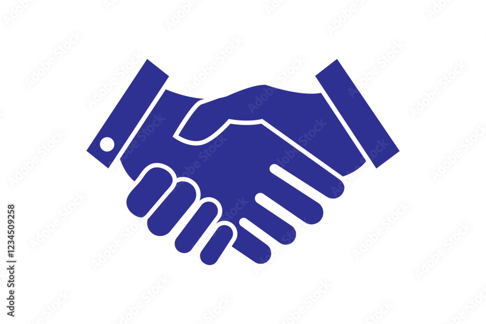 Handshake icon, Business agreement handshake vector Handshake icon, Business agreement handshake vector