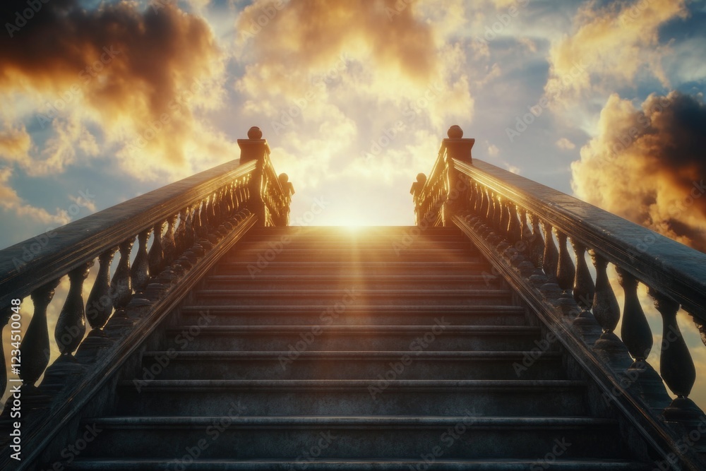Fototapeta premium Couple on Stairs