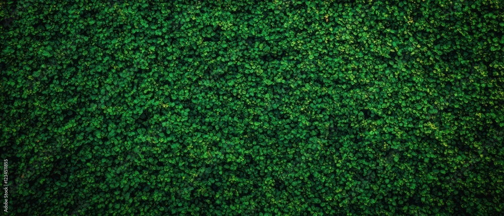 Fototapeta premium Lush Green Grass Field with Soft Sunlight and Shadows