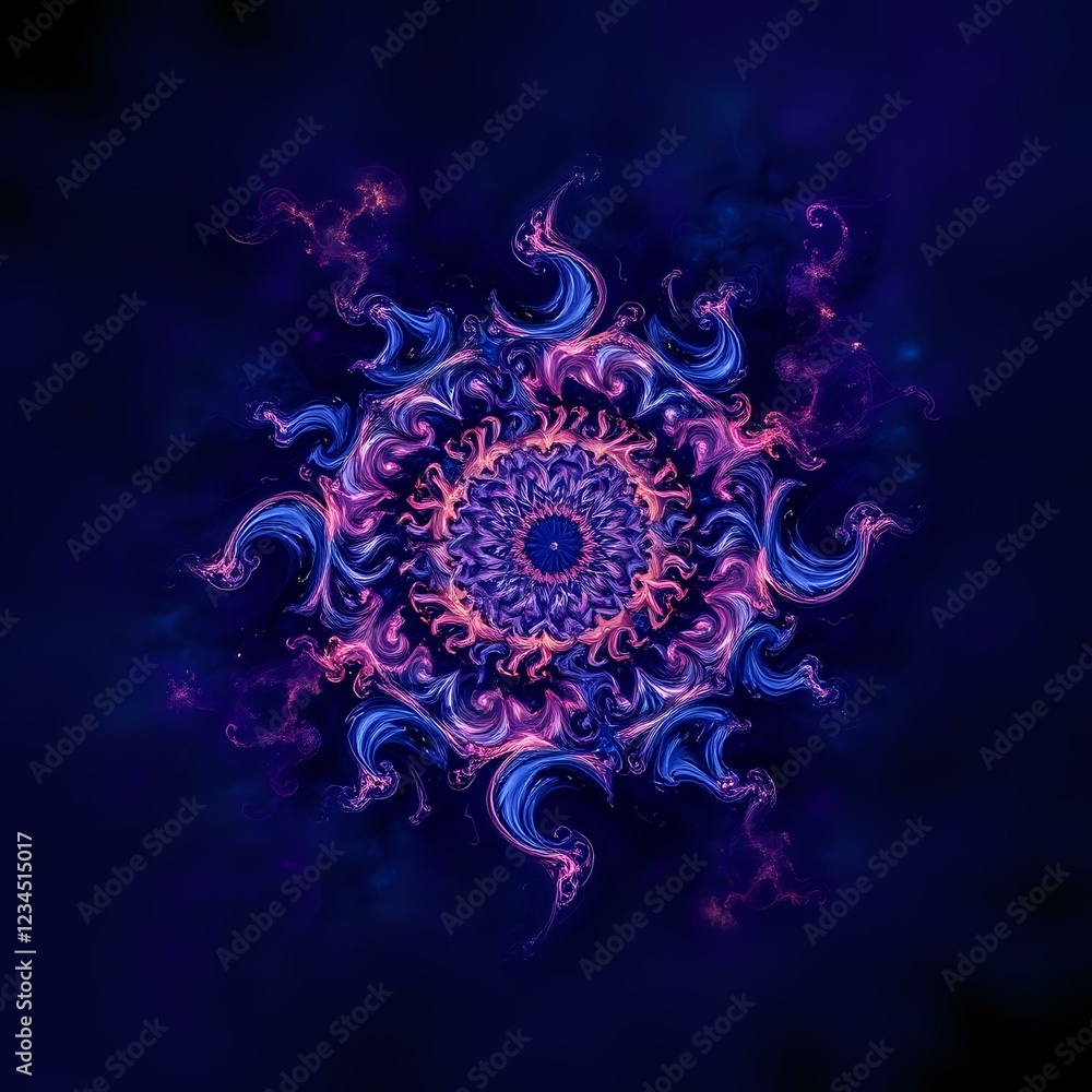 Cosmic Fractal Explosion - Vibrant Purple Galaxy Art Cosmic Fractal Explosion - Vibrant Purple Galaxy Art