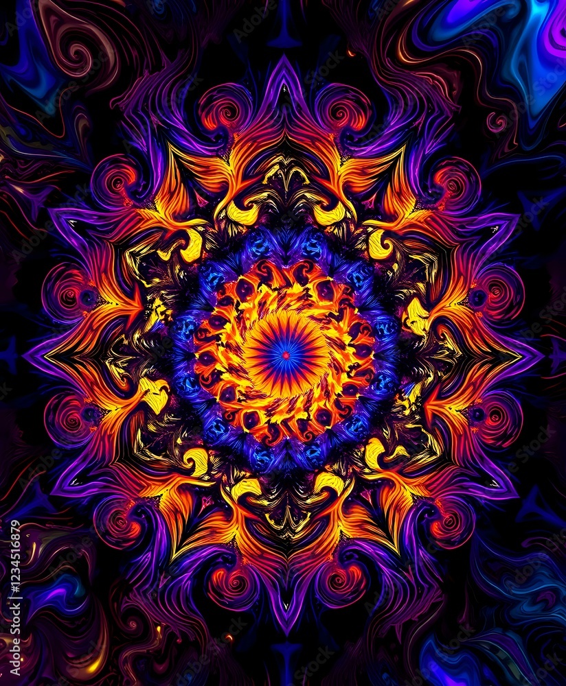 Fractal Harmony: Vibrant Abstract Wallpaper with Julia Sets Fractal Harmony: Vibrant Abstract Wallpaper with Julia Sets