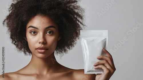 Girl with product mockup