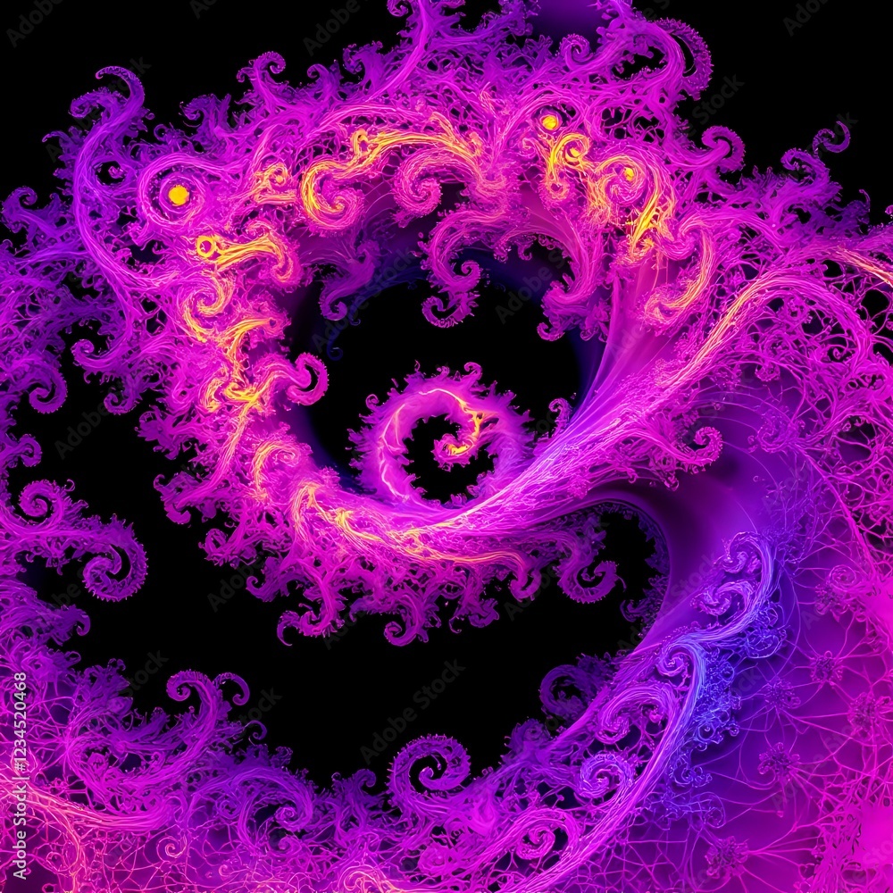 Vibrant Spiral Abyss - Hypnotic Abstract Wallpaper Vibrant Spiral Abyss - Hypnotic Abstract Wallpaper