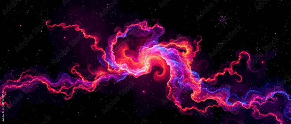 Cosmic Nebula Odyssey - Vibrant Galactic Swirl Cosmic Nebula Odyssey - Vibrant Galactic Swirl
